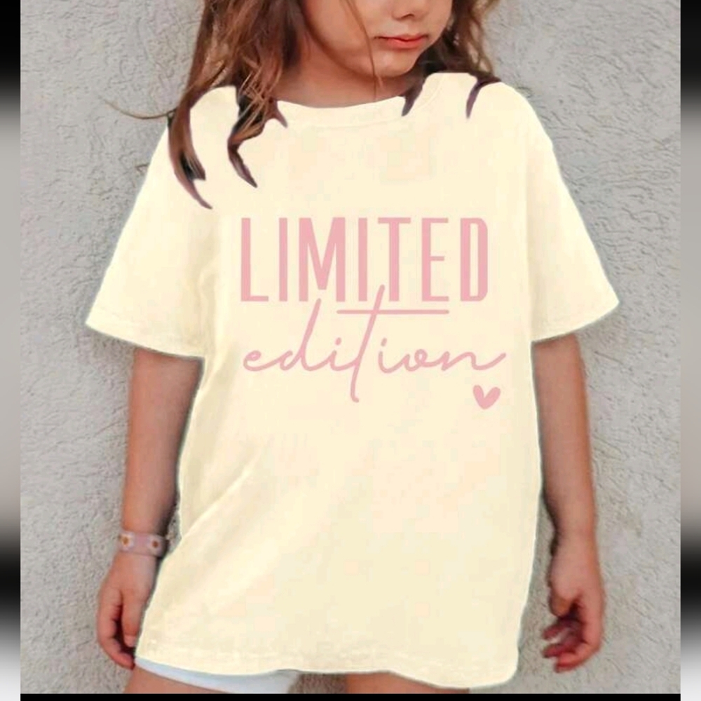 NWT Limited Edition Cream Kids T-Shirt